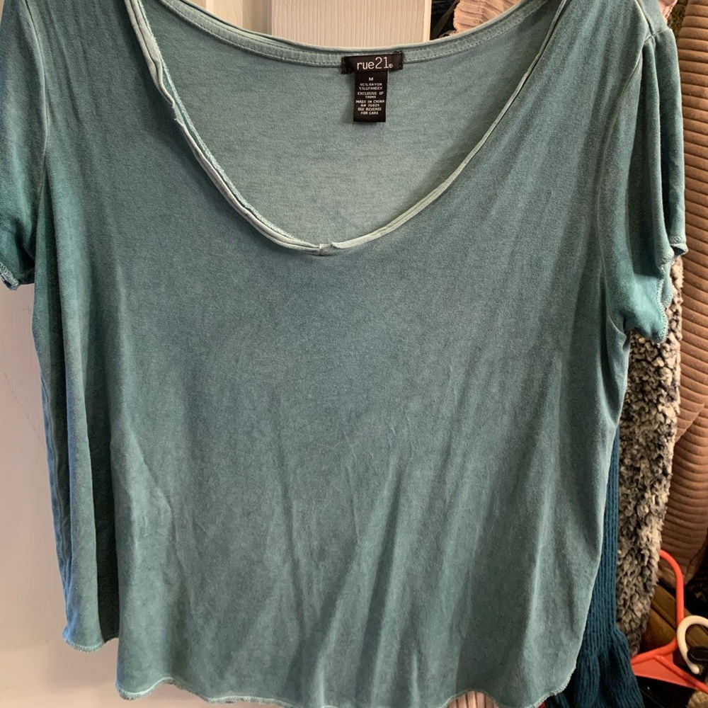 Crop top flowy tshirt